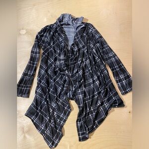 Eye Candy Plaid Cardigan Medium (CD)